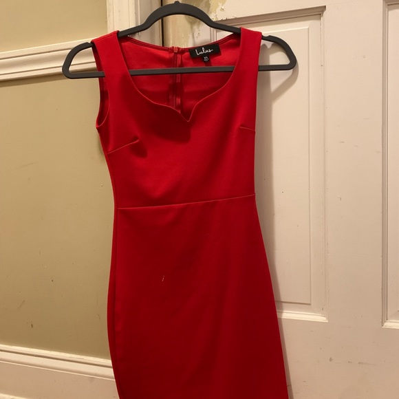 Lulus red dress - Picture 3 of 4